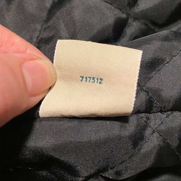 Vintage St. John's Bay Genuine Leather Men's Bomber Jacket Quilted Size XL - Picture 11 of 14